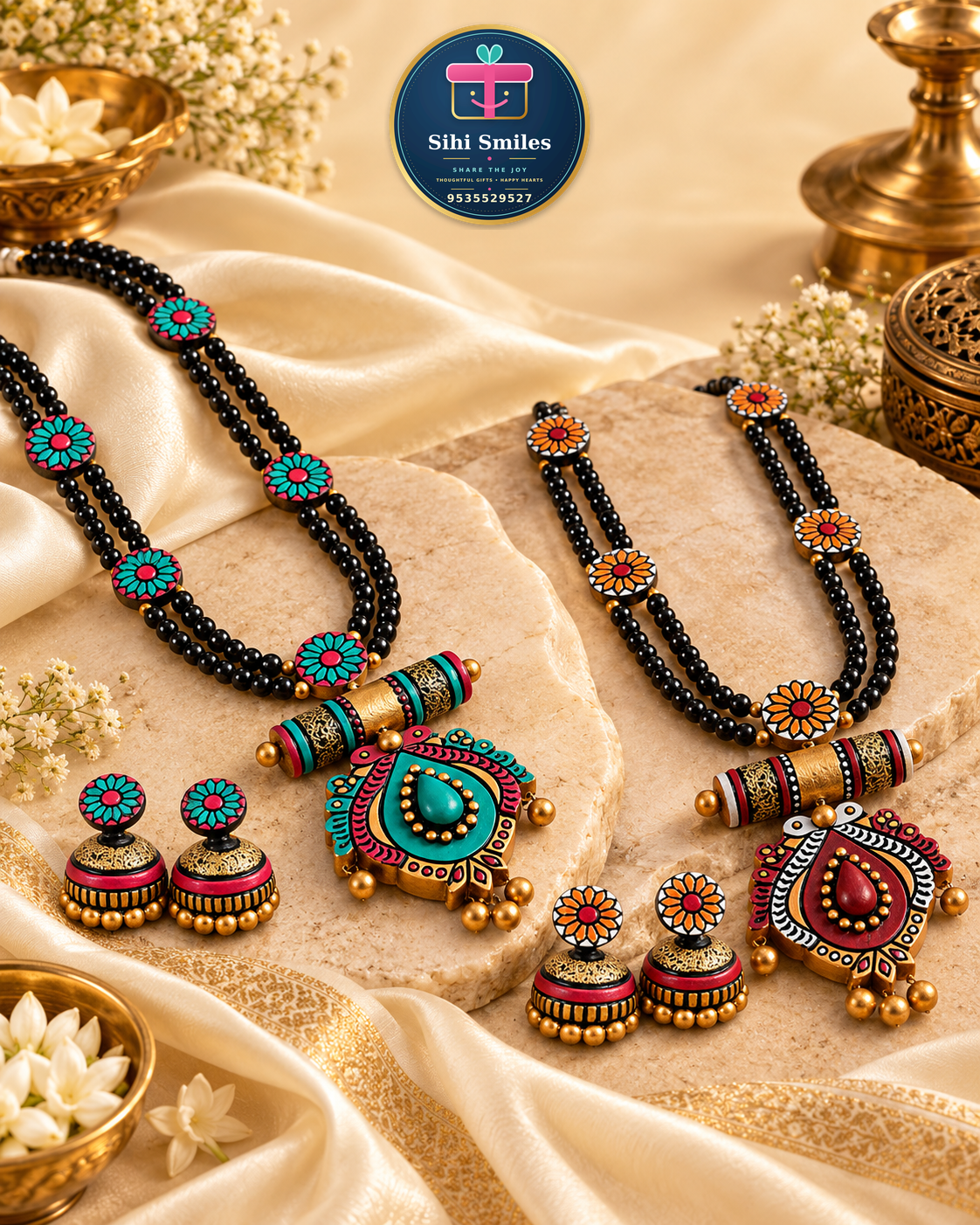 Folk Floral Necklace
