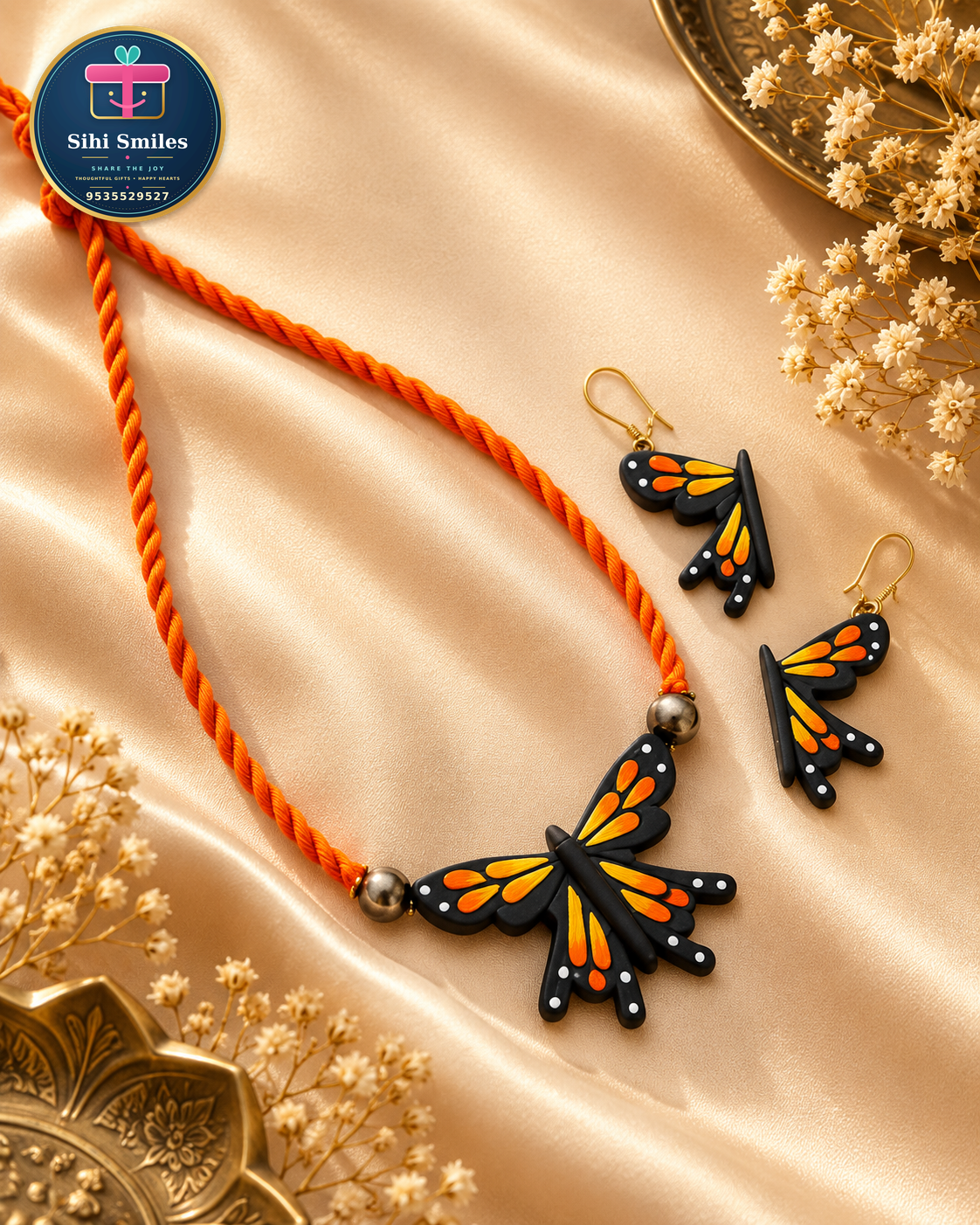 Amber Butterfly Set